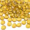 5Lb Flat Glass Marbles, 500PCS Amber Yellow Vase Filler Beads Flat Gems Decorative Glass Stones for Table Scatter Hydroponic Plant Decor